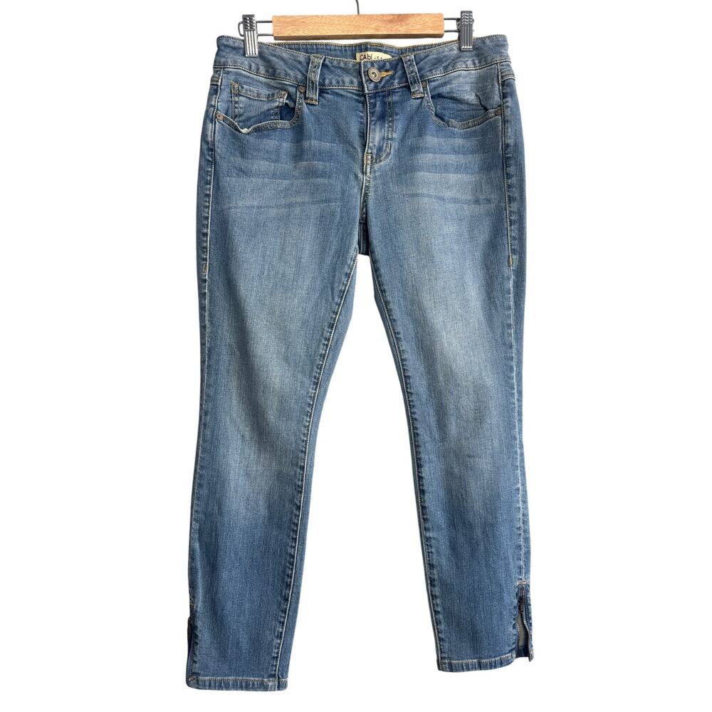 CAbi Zip Ankle Skinny Jeans – Size 8 – Style #220
